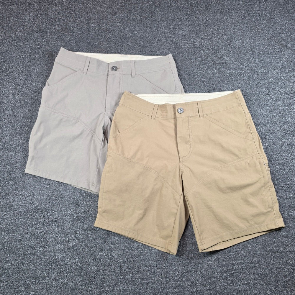Kuhl Renegade Shorts Khaki Tan Mens 31 Hiking Outdoor 5121 Stretch Gorp Core